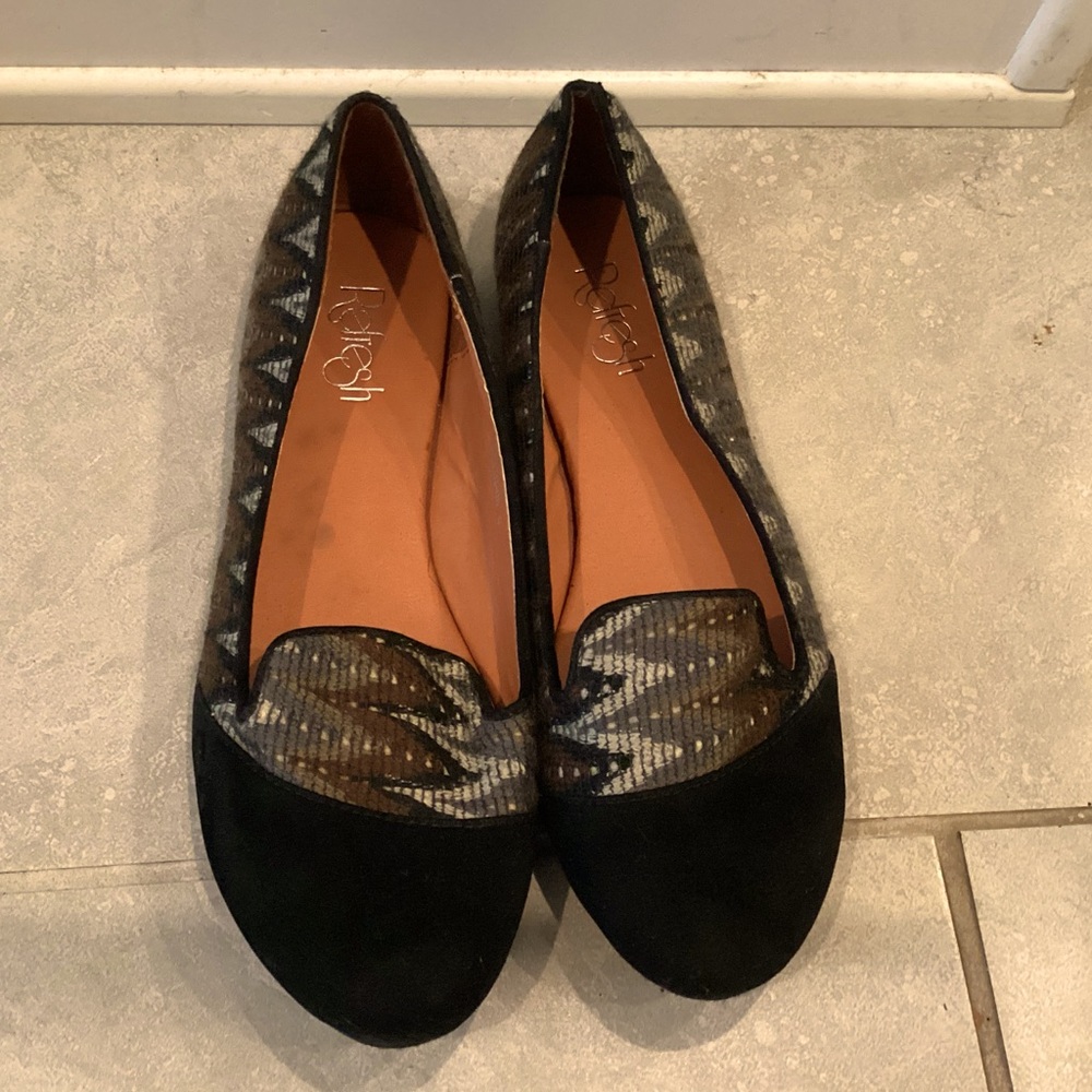 REFRESH BELIN-06 Women's Comfort Slip On Ballet Flats Loafer